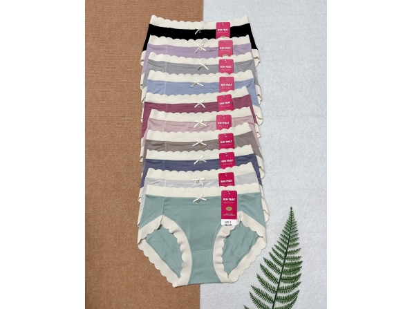 QUẦN THUN COTTON LỤA 589 - LỐC 10 CÁI